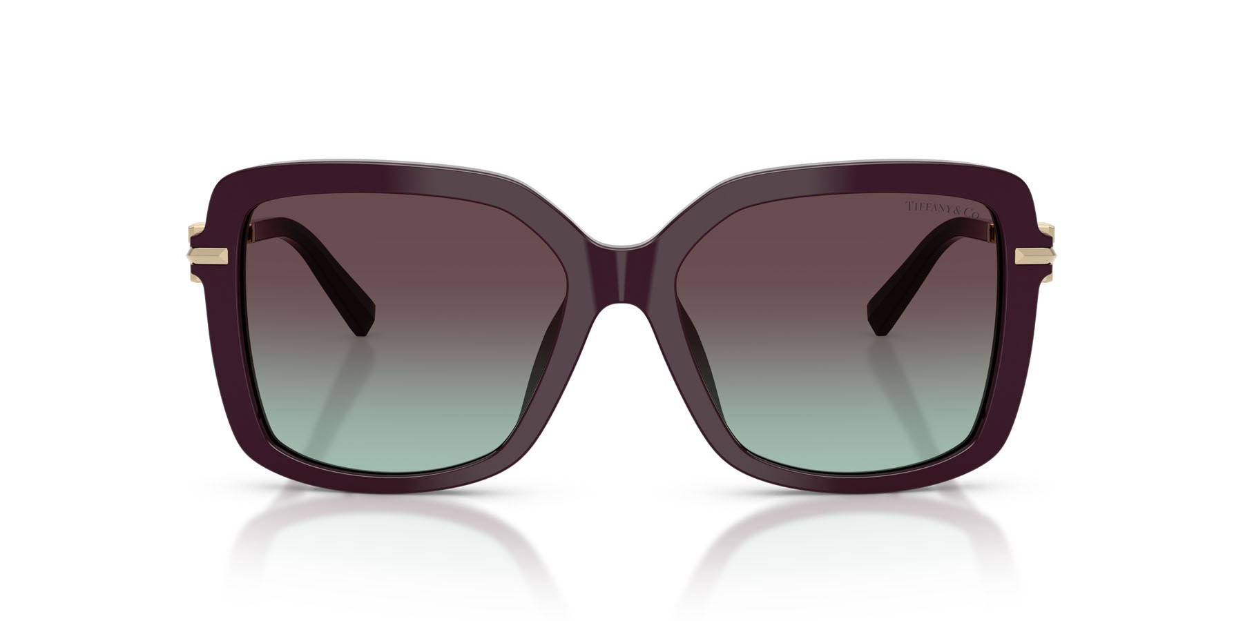Occhiali da sole Tiffany TF 4252B (8427V7) colore deep kunzite forma quadrato lenti azure/violet