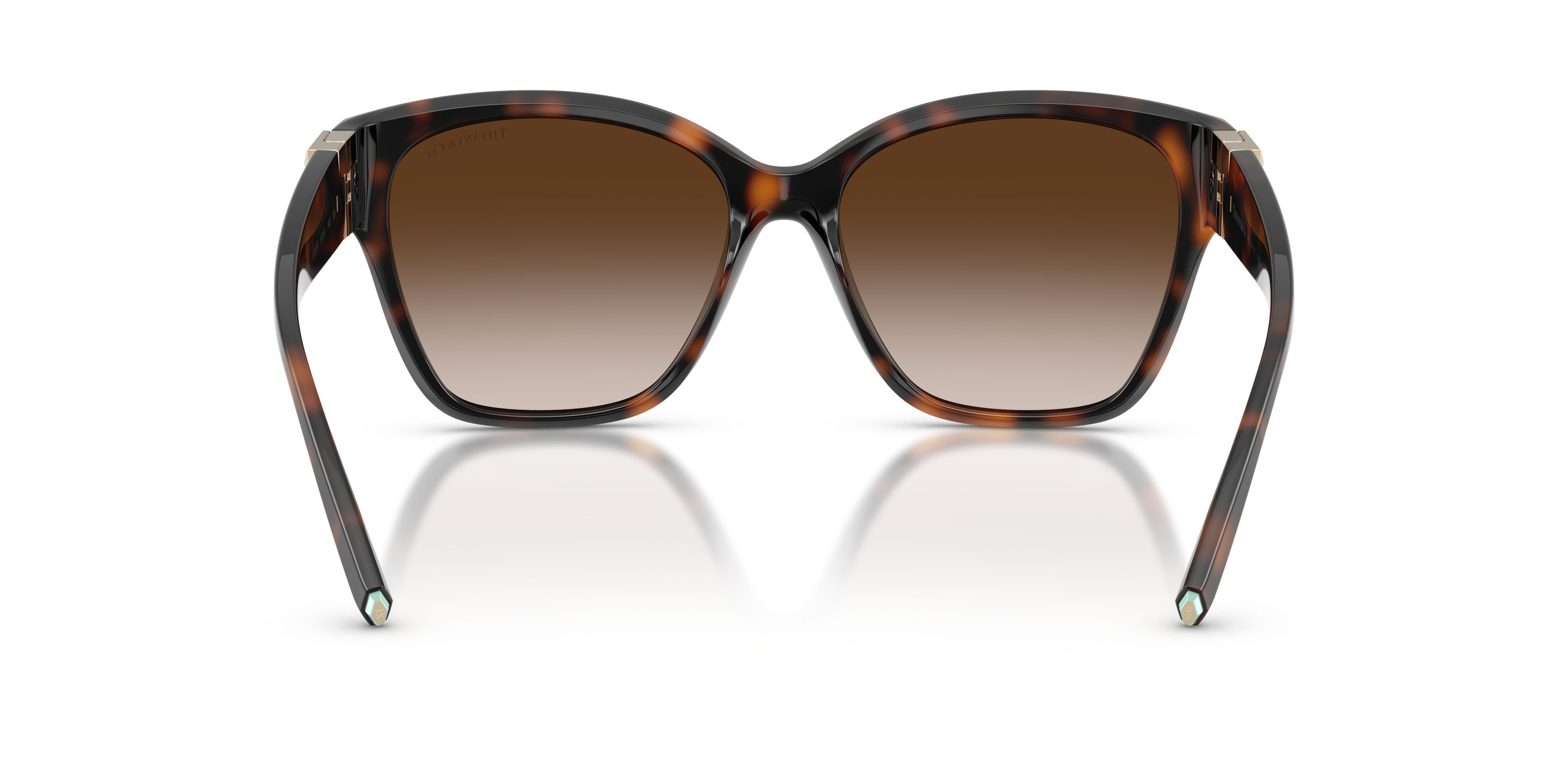 Sunglasses Tiffany TF 4254U (80153B) color havana shape square lenses marrone sfumato