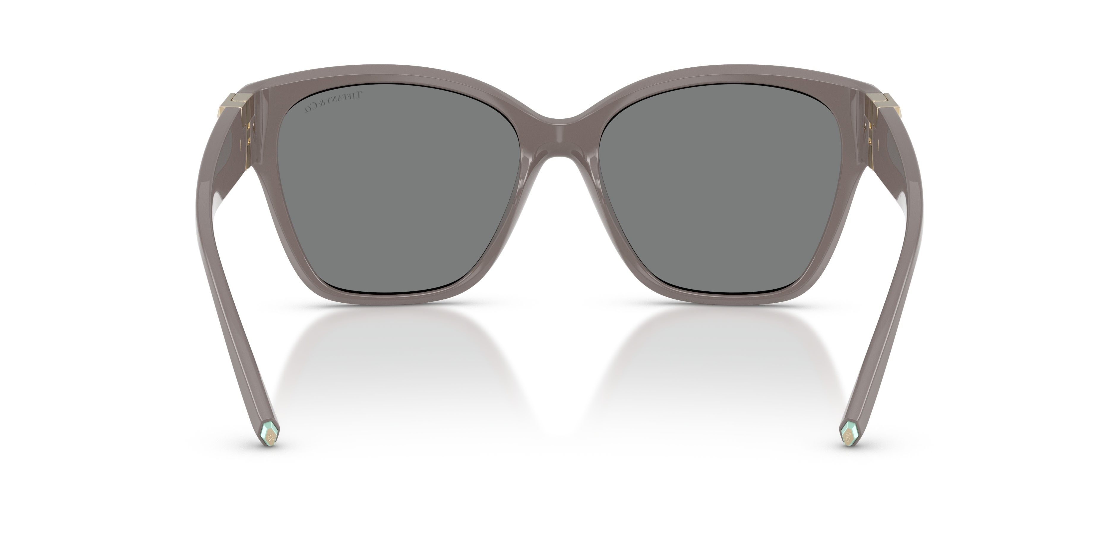 Sunglasses Tiffany TF 4254U (840187) color chocolate truffle shape square lenses grigio scuro