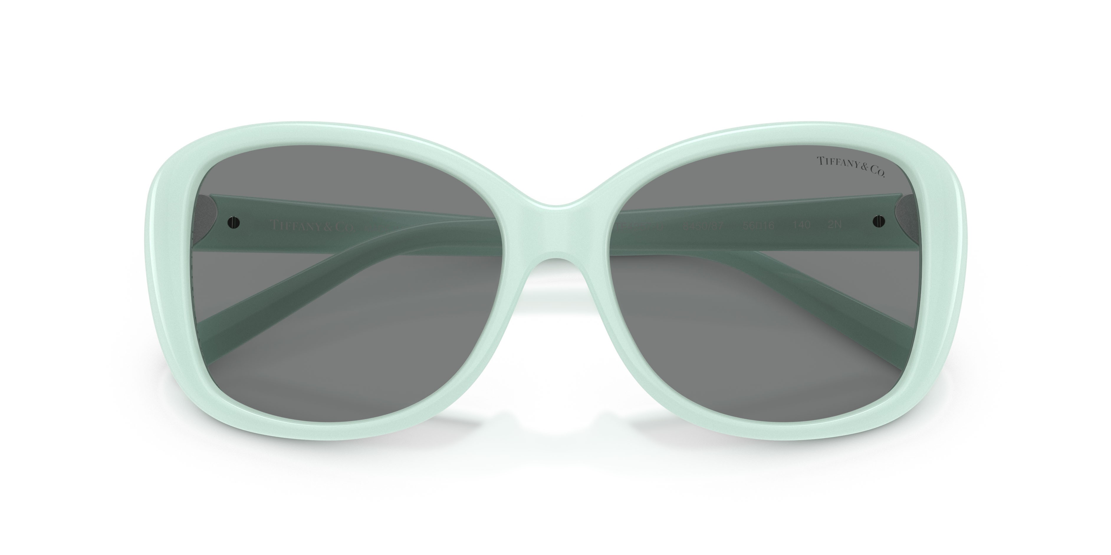 Sunglasses Tiffany TF 4257U (845087) color blu tiffany shape square lenses grigio scuro