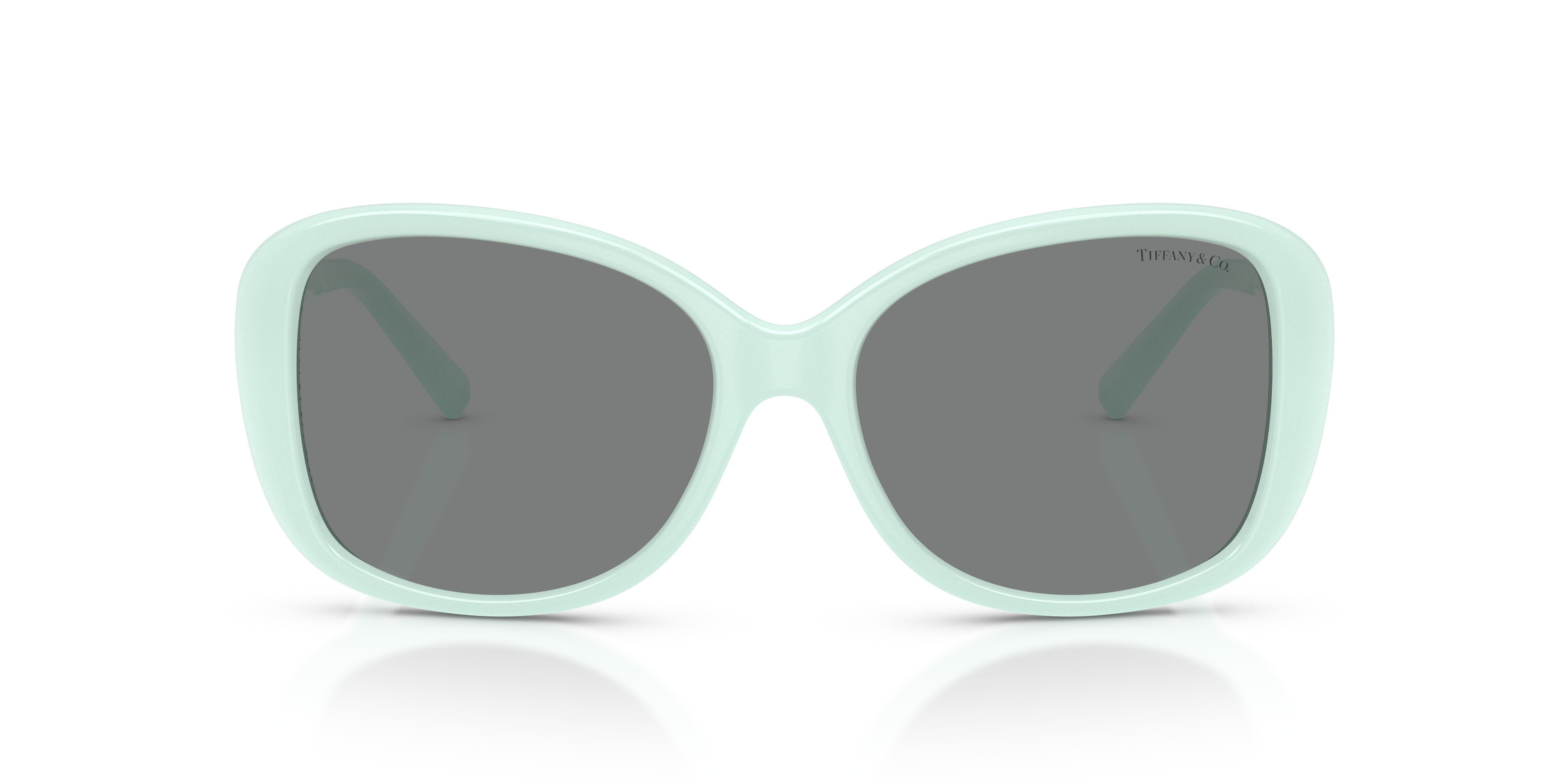Sunglasses Tiffany TF 4257U (845087) color blu tiffany shape square lenses grigio scuro