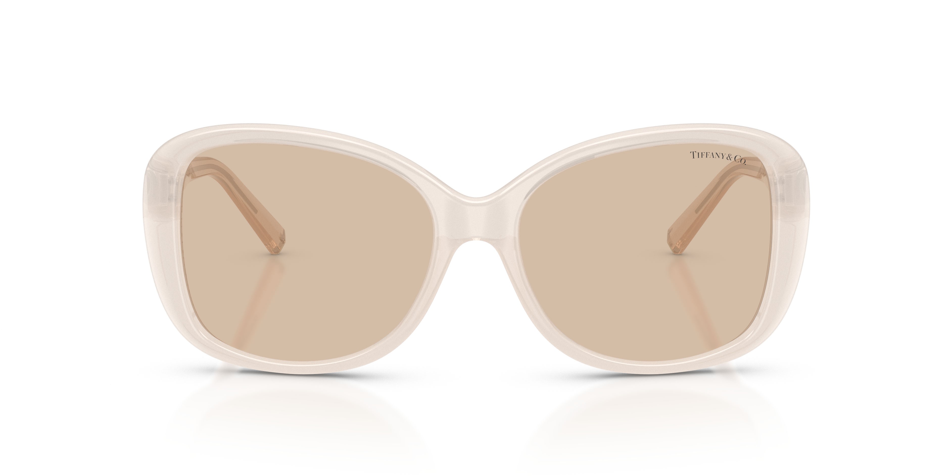 Sunglasses Tiffany TF 4257U (845893) color opal padparadscha shape square lenses marrone chiaro