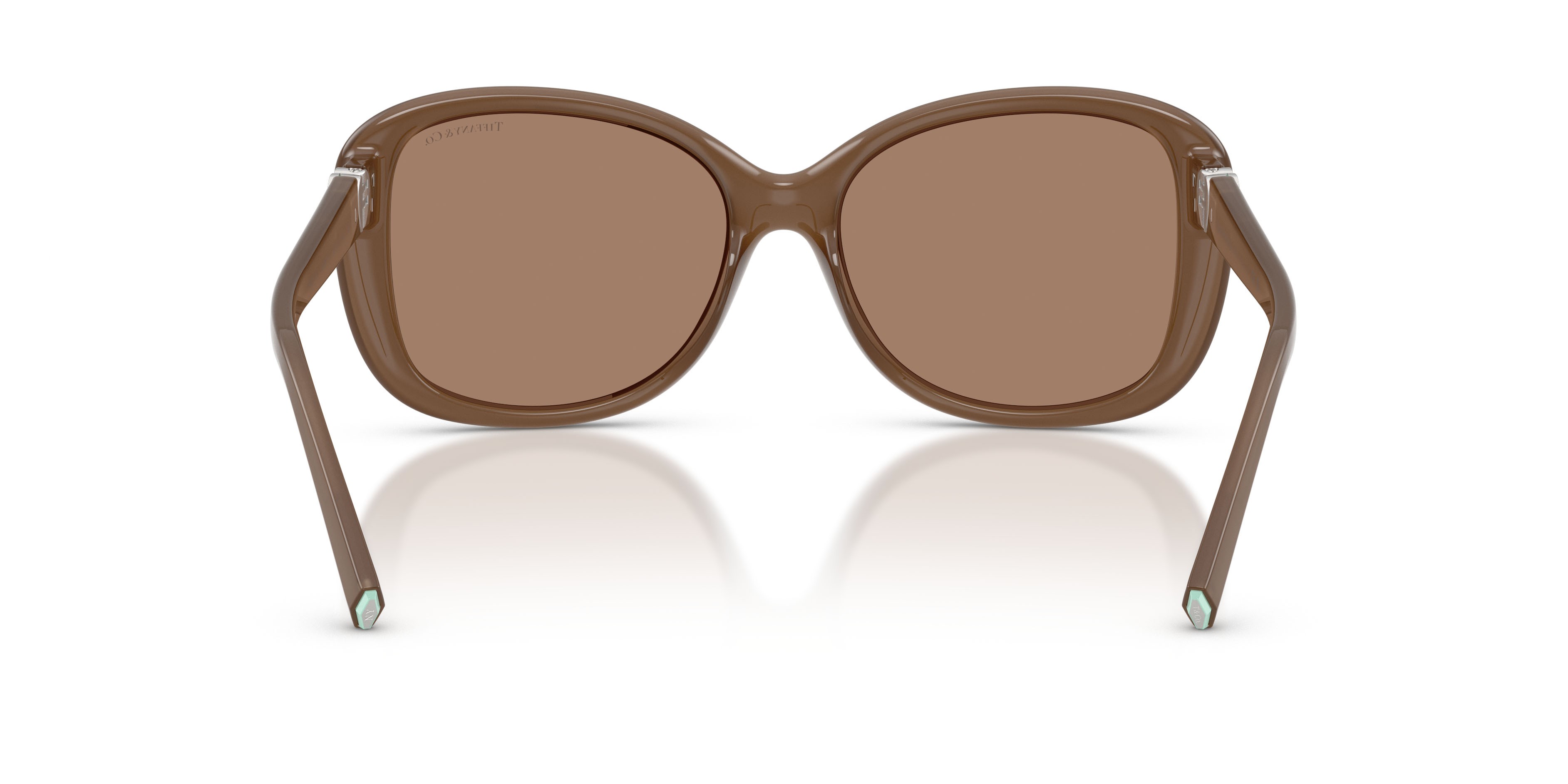 Sunglasses Tiffany TF 4257U (845973) color opal smoky quartz shape square lenses marrone tinta unita