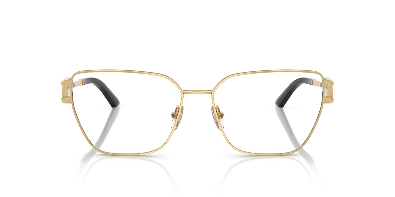 Eyeglasses Versace VE 1301 (1002) color oro shape square lenses lente demo