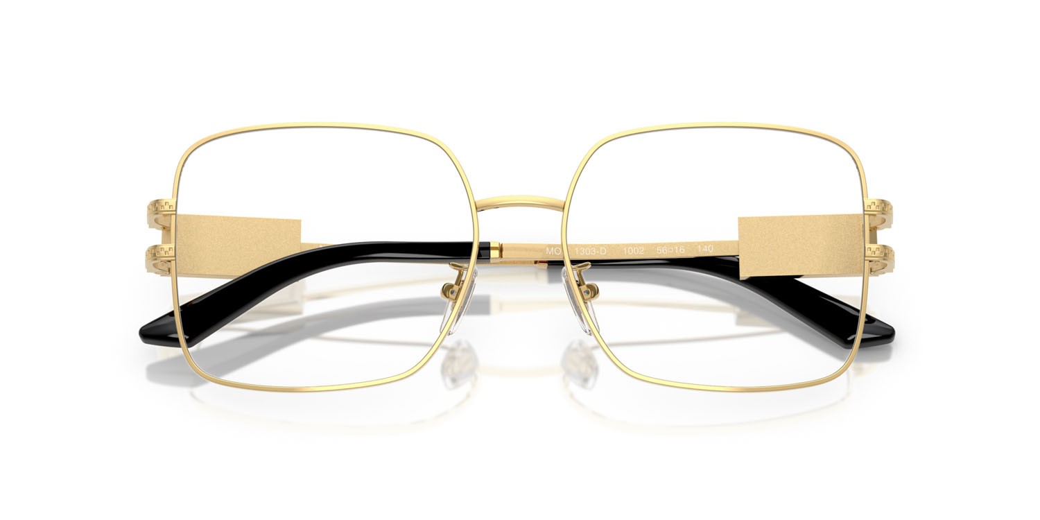 Eyeglasses Versace VE 1303D (1002) color oro shape square lenses lente demo
