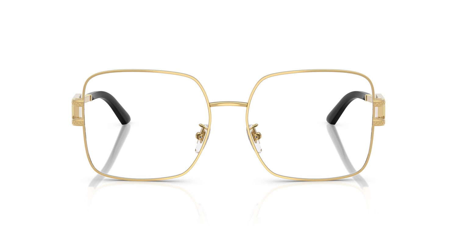Eyeglasses Versace VE 1303D (1002) color oro shape square lenses lente demo