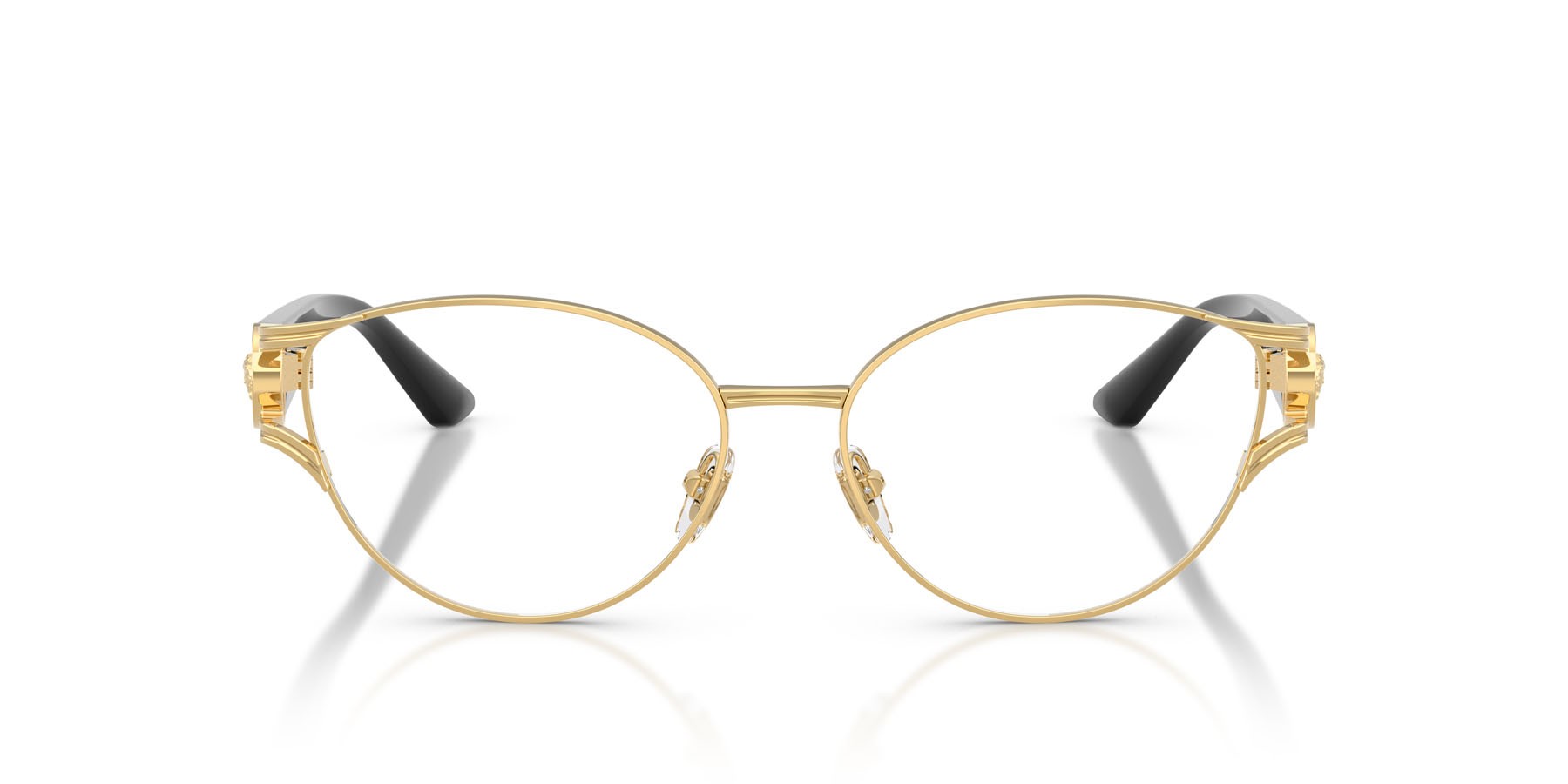 Occhiali da vista Versace VE 1309 (1002) colore oro forma cat eye lenti lente demo