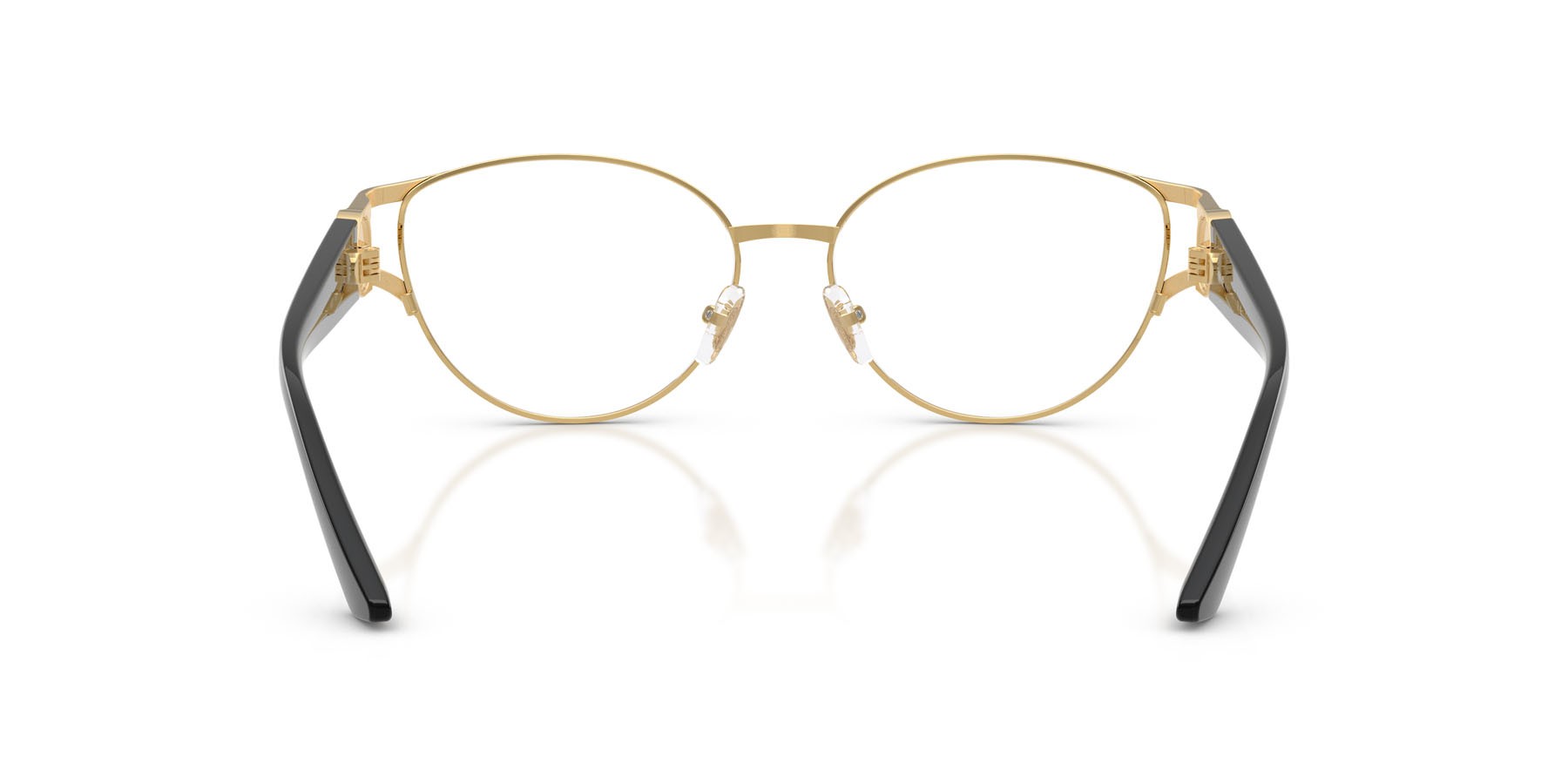 Eyeglasses Versace VE 1309 (1436) color nero opaco shape cat eye lenses lente demo