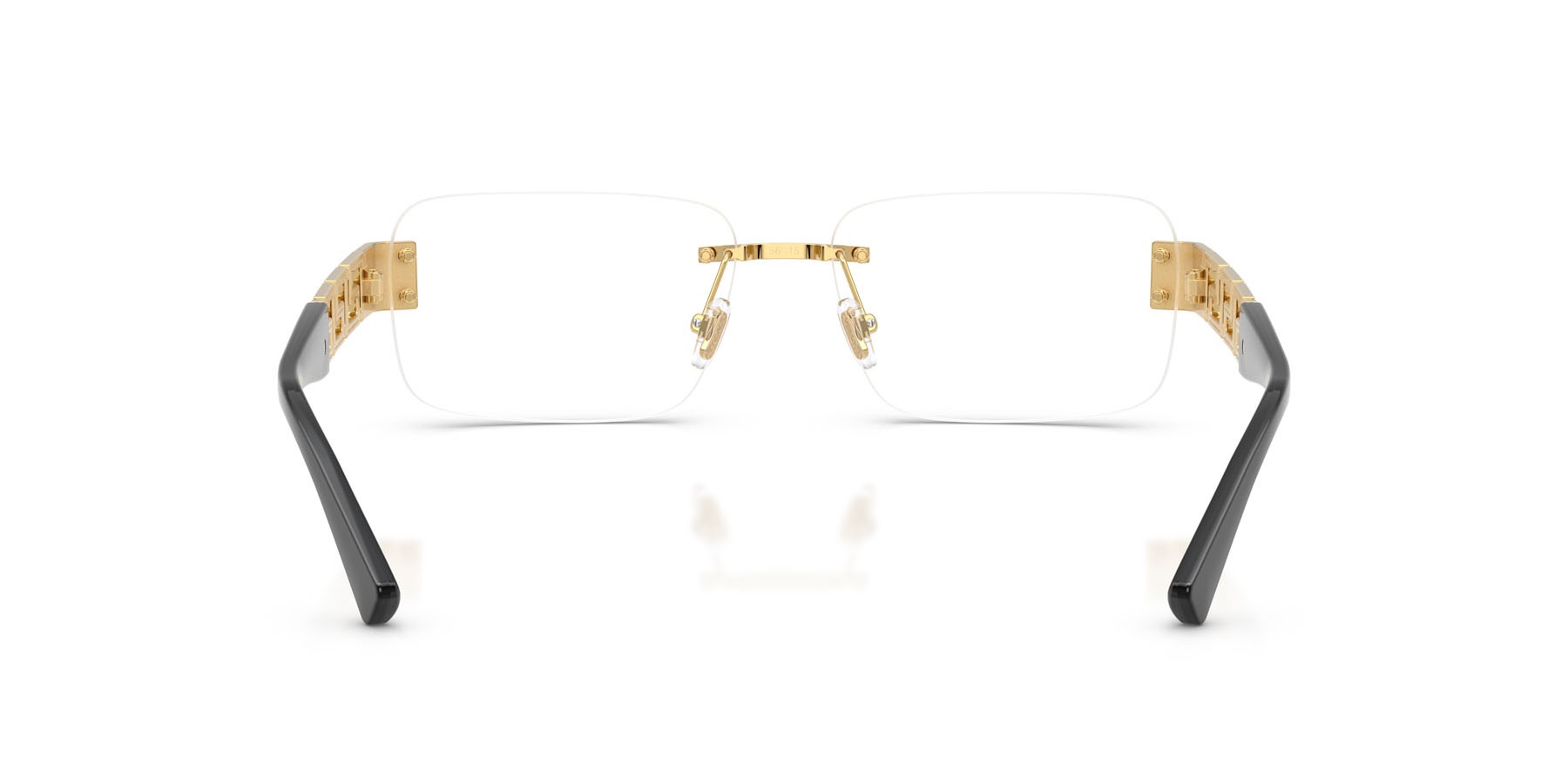 Eyeglasses Versace VE 1310 (1002) color oro shape square lenses lente demo