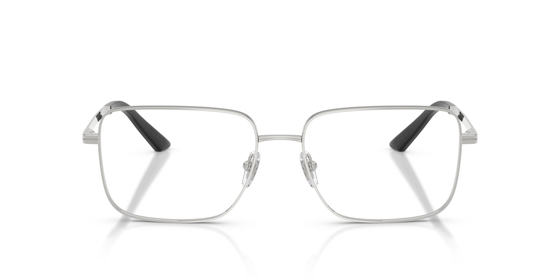 Occhiali da vista Versace VE 1311 (1001) colore argento forma quadrato lenti lente demo