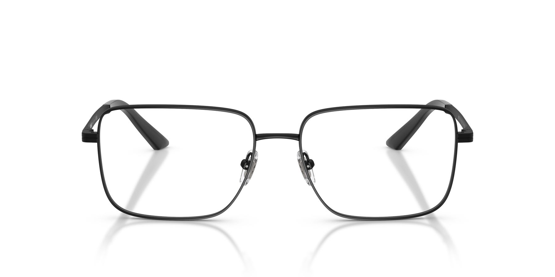 Eyeglasses Versace VE 1311 (1261) color nero opaco shape square lenses lente demo