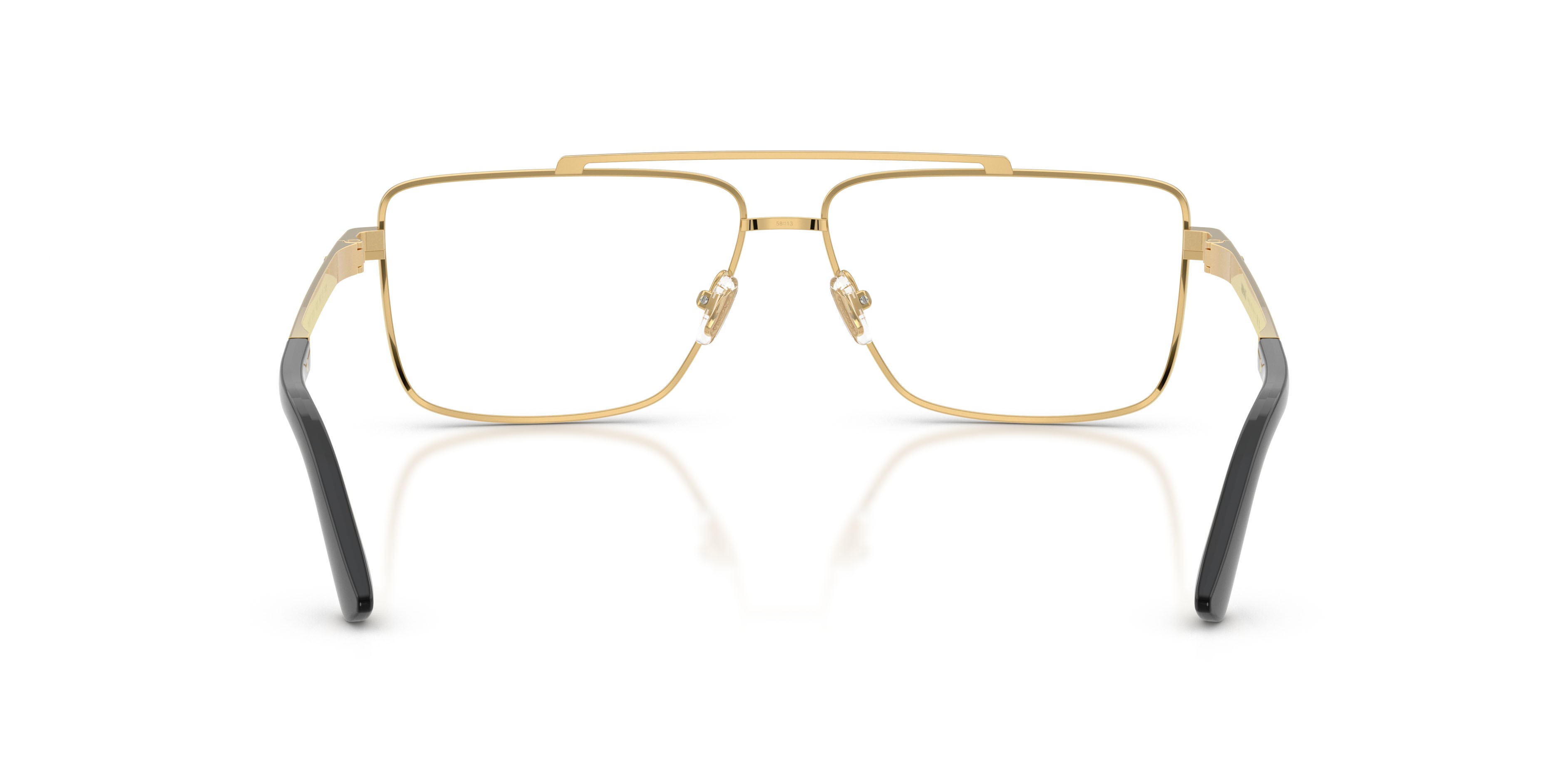 Eyeglasses Versace VE 1315 (1436) color oro shape rectangle lenses lente demo