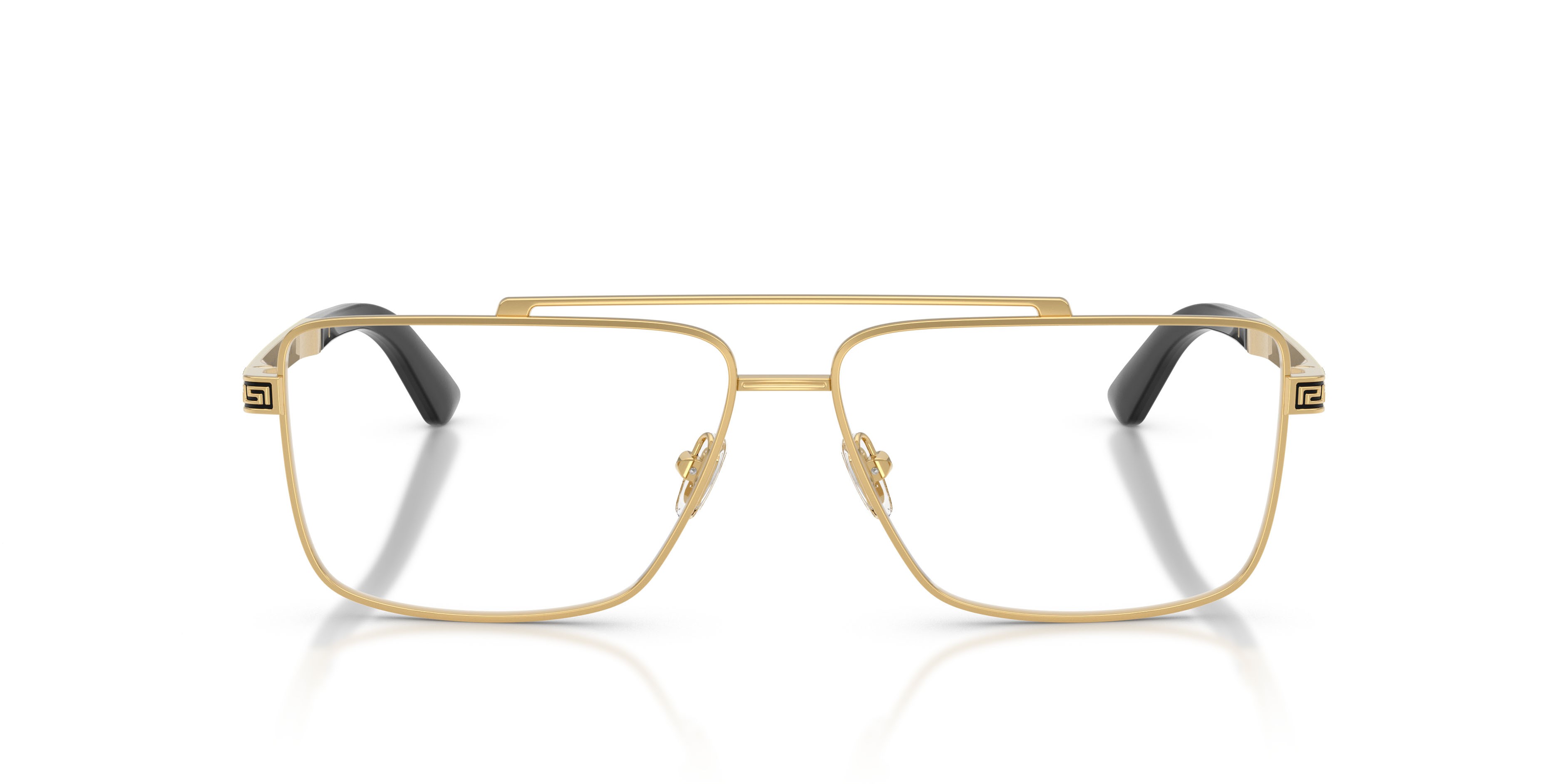 Eyeglasses Versace VE 1315 (1436) color oro shape rectangle lenses lente demo
