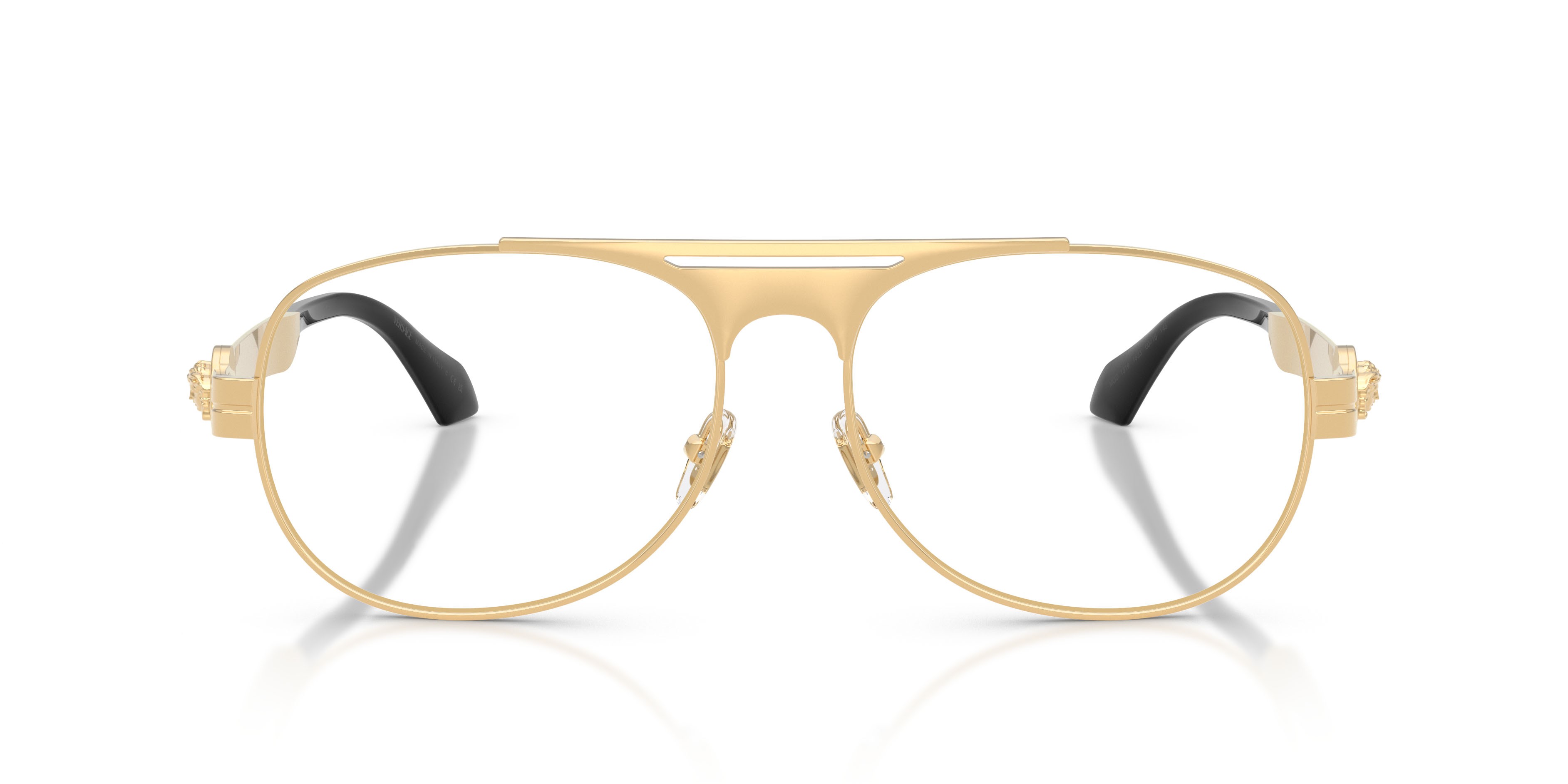 Occhiali da vista Versace VE 1319 (1523) colore oro versace forma aviator lenti lente demo