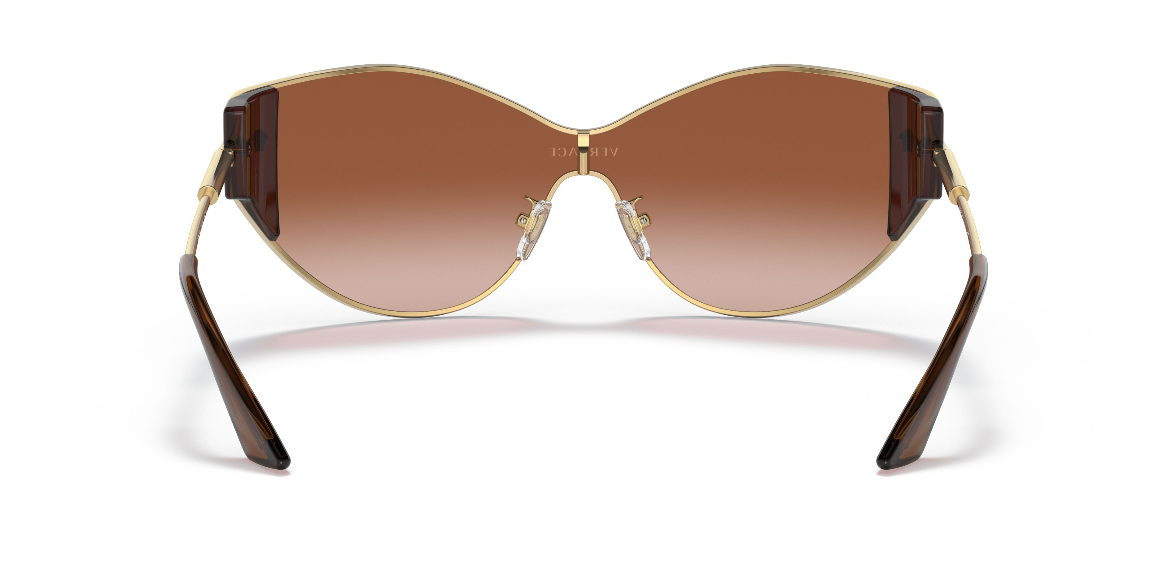 Sonnenbrillen Versace VE 2239 (100213) farbe oro form oval gläser marrone sfumato