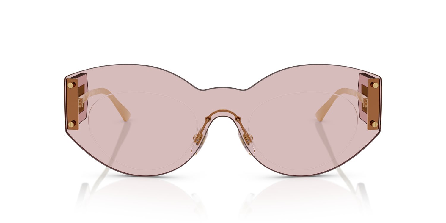 Sunglasses Versace VE 2276 (1002/5) color rosa shape irregular lenses rosa