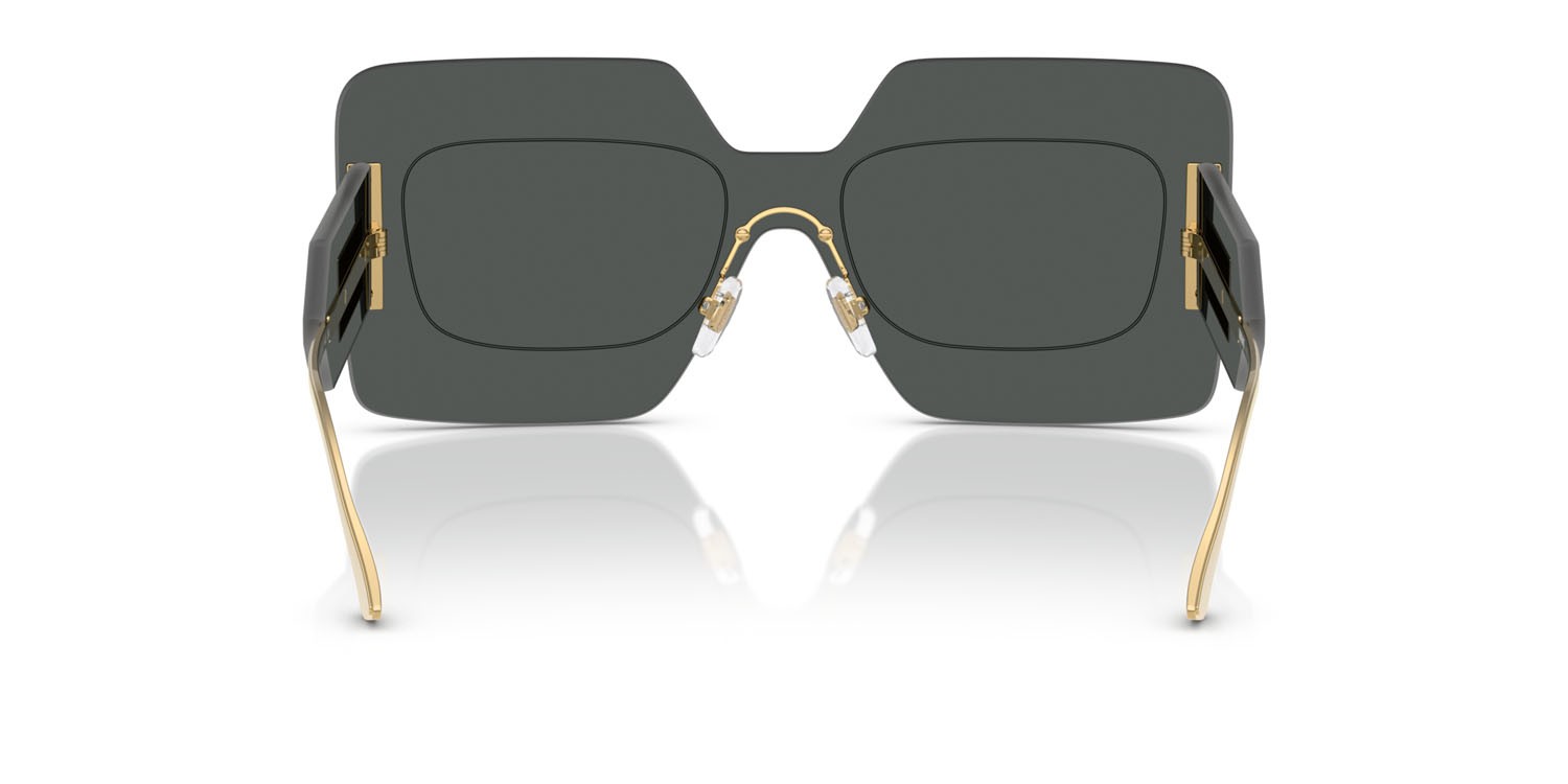 Sonnenbrillen Versace VE 2277 (100287) farbe grigio scuro form quadratisch gläser grigio scuro