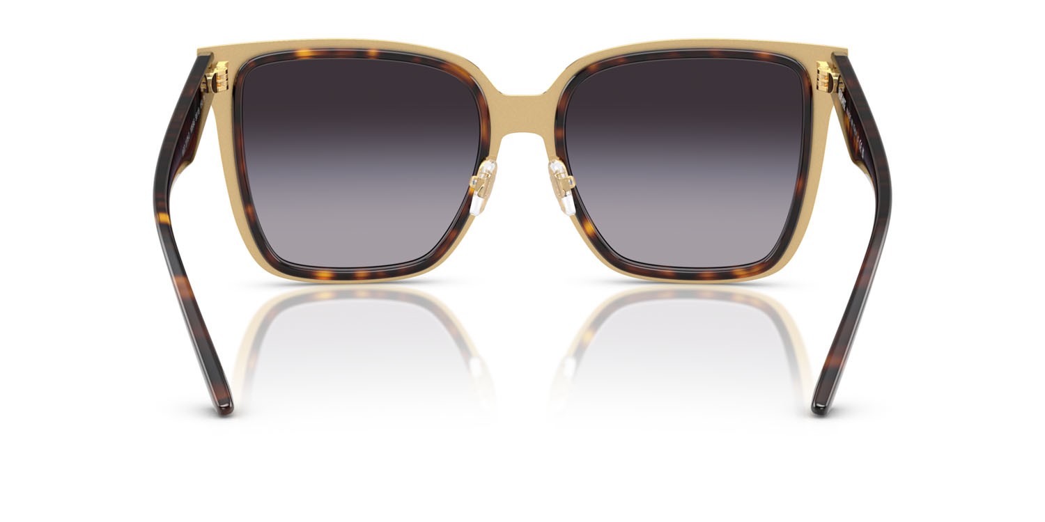 Occhiali da sole Versace VE 2278D (108/8G) colore havana forma farfalla lenti sfumato grigio