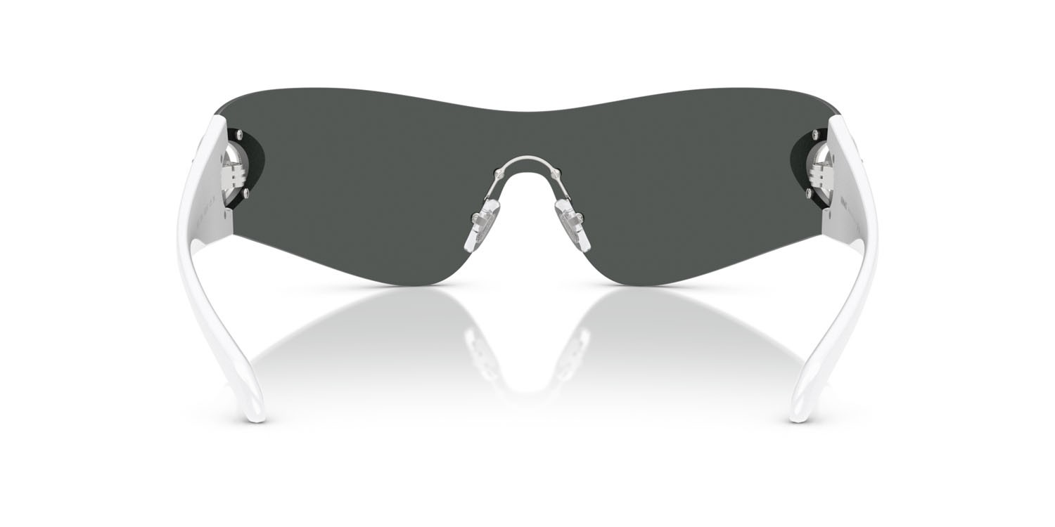 Occhiali da sole Versace VE 2280 (100087) colore grigio scuro forma quadrato lenti grigio scuro