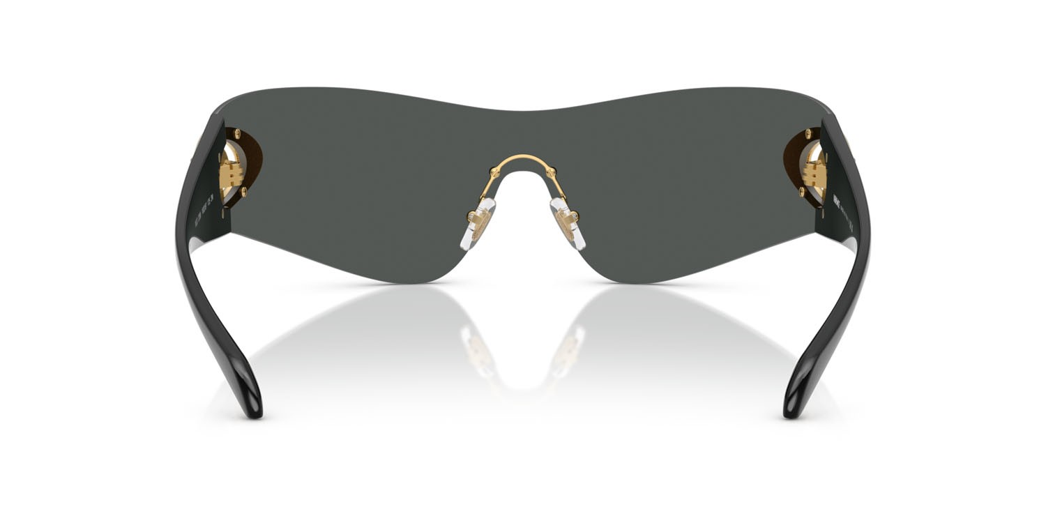 Sunglasses Versace VE 2280 (100287) color grigio scuro shape square lenses grigio scuro