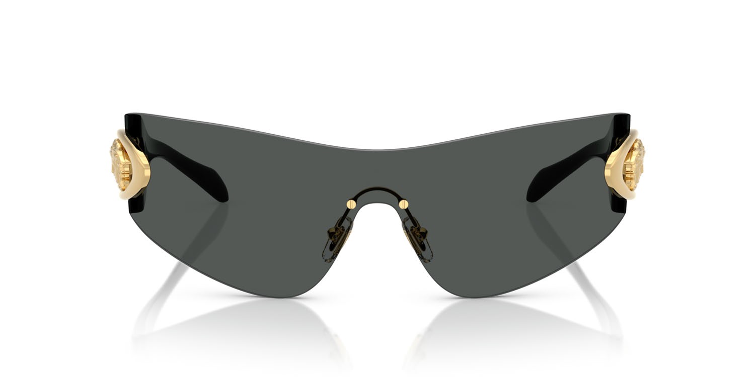 Sunglasses Versace VE 2280 (100287) color grigio scuro shape square lenses grigio scuro