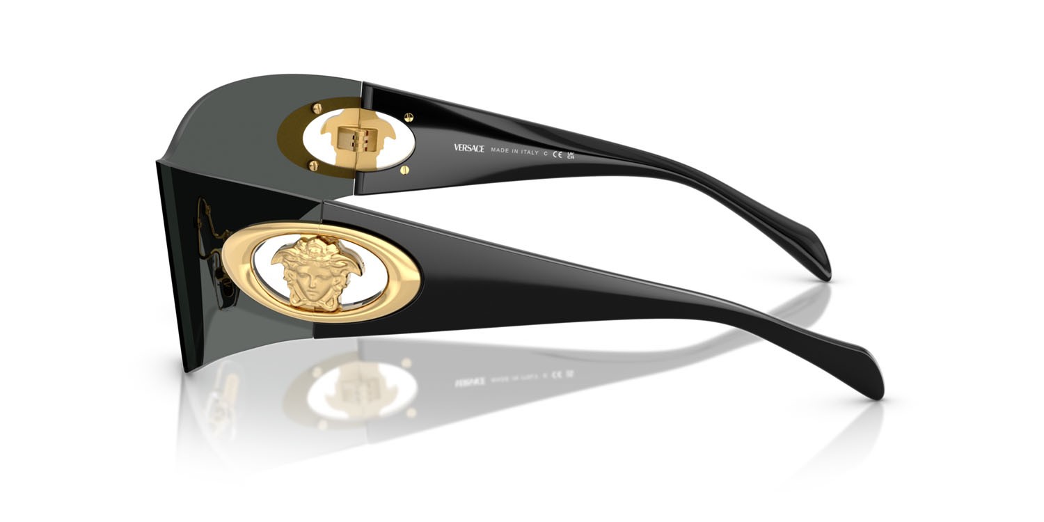Sunglasses Versace VE 2280 (100287) color grigio scuro shape square lenses grigio scuro