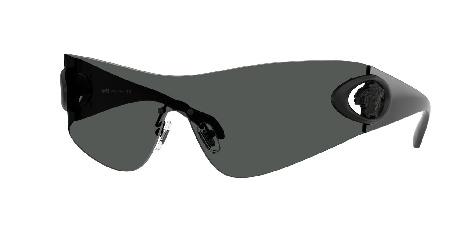 Sunglasses Versace VE 2280 (143687) color grigio scuro shape square lenses grigio scuro