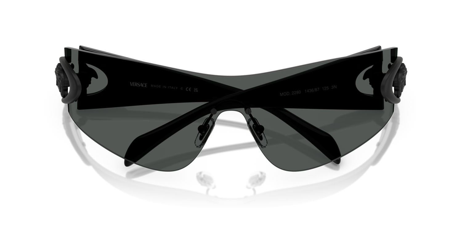 Sunglasses Versace VE 2280 (143687) color grigio scuro shape square lenses grigio scuro