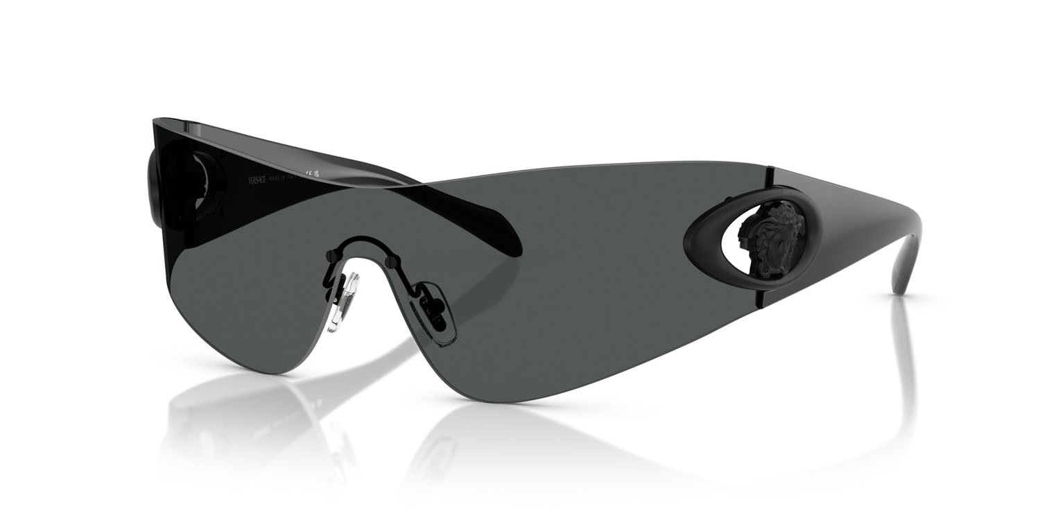 Sunglasses Versace VE 2280 (143687) color grigio scuro shape square lenses grigio scuro