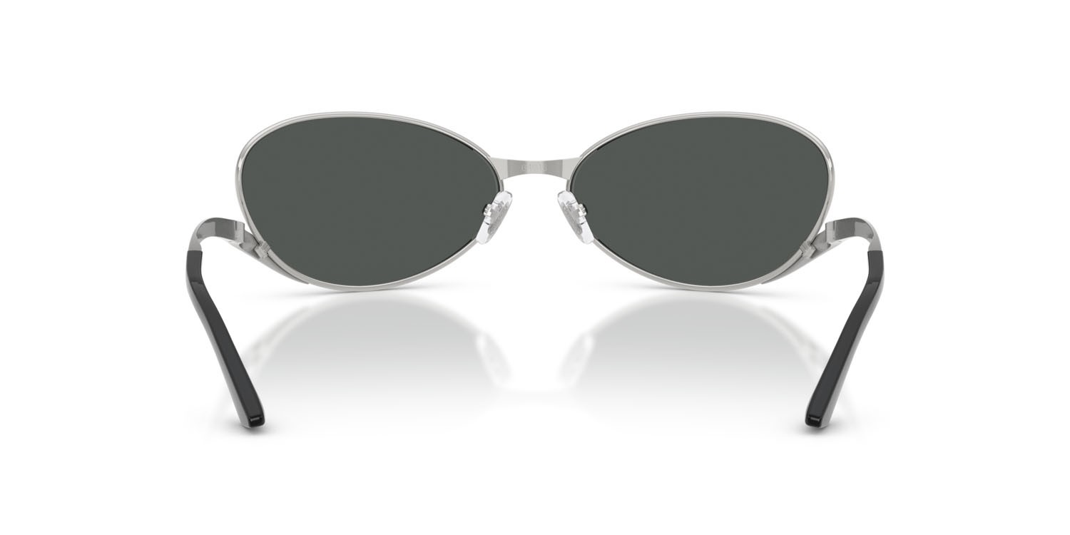 Occhiali da sole Versace VE 2285 (100087) colore argento forma ovale lenti grigio scuro