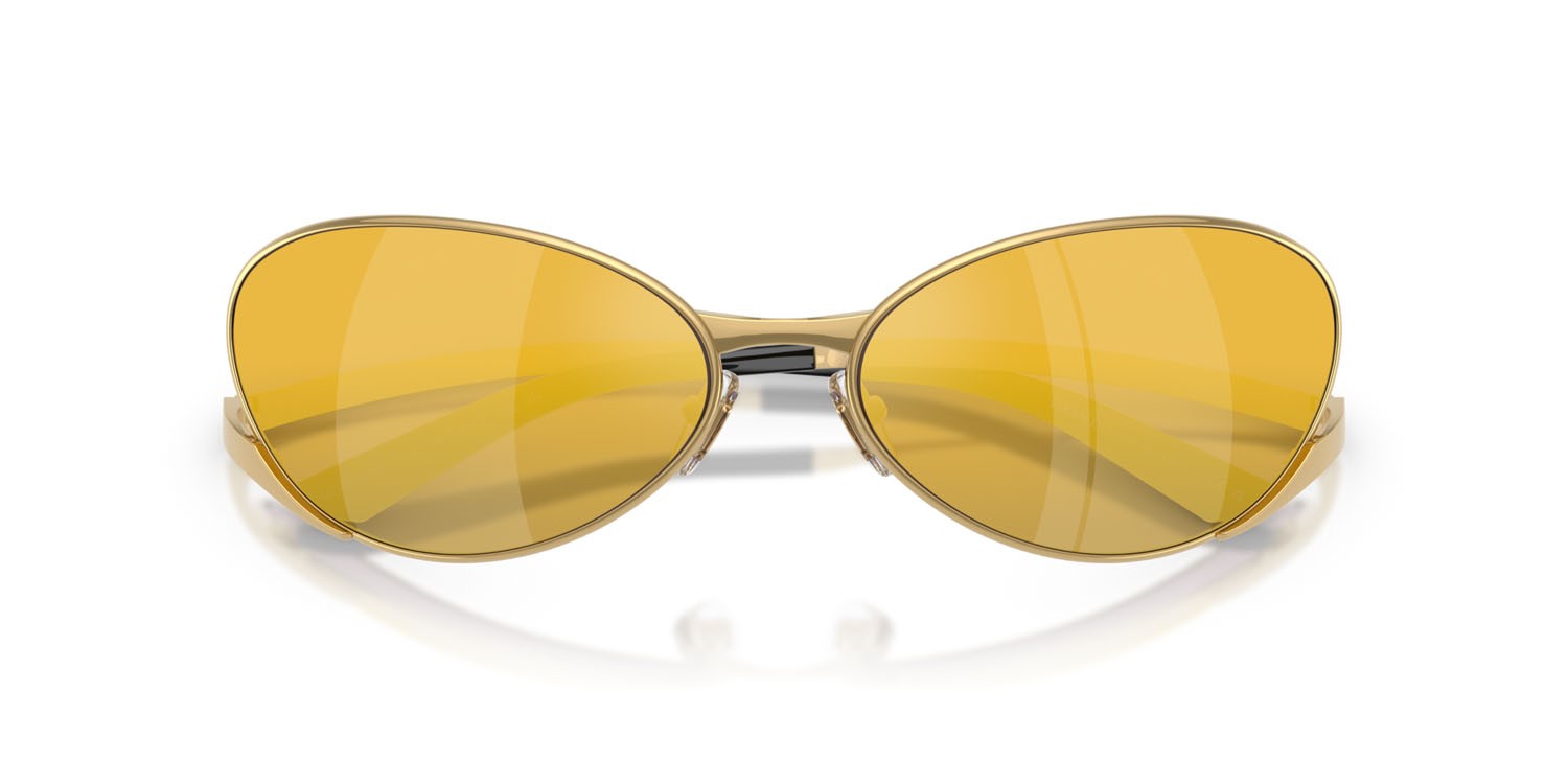 Occhiali da sole Versace VE 2285 (10025A) colore oro forma ovale 