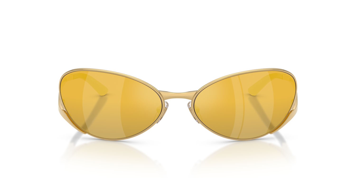 Occhiali da sole Versace VE 2285 (10025A) colore oro forma ovale 