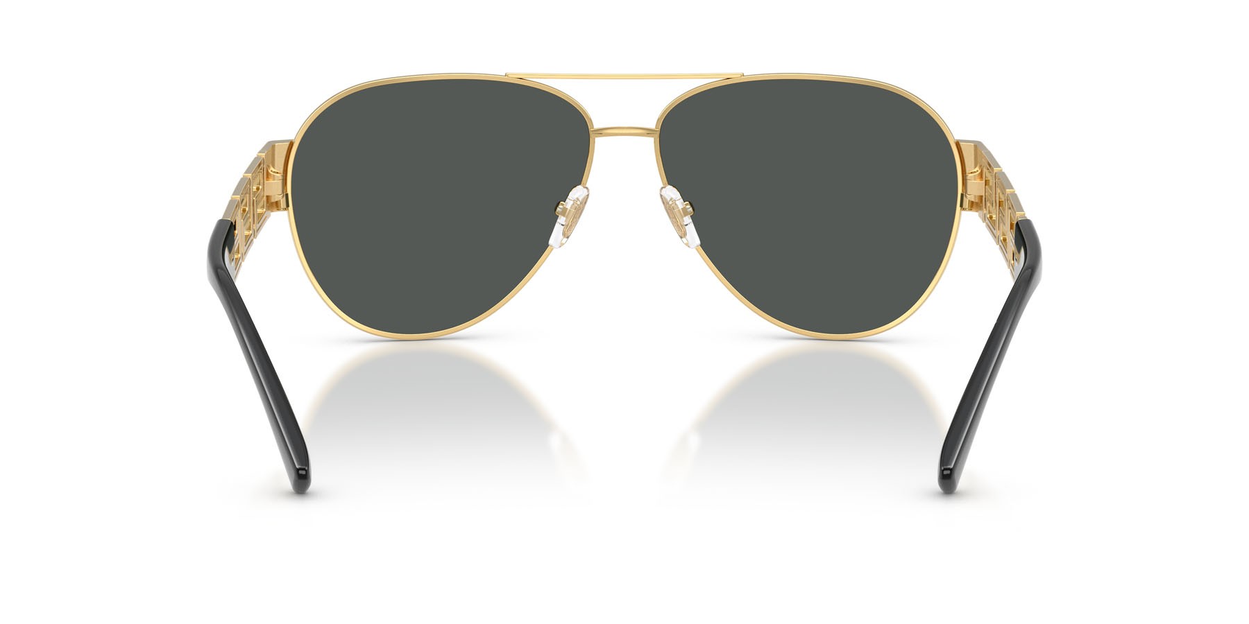 Occhiali da sole Versace VE 2289 (100287) colore oro forma aviator lenti grigio scuro