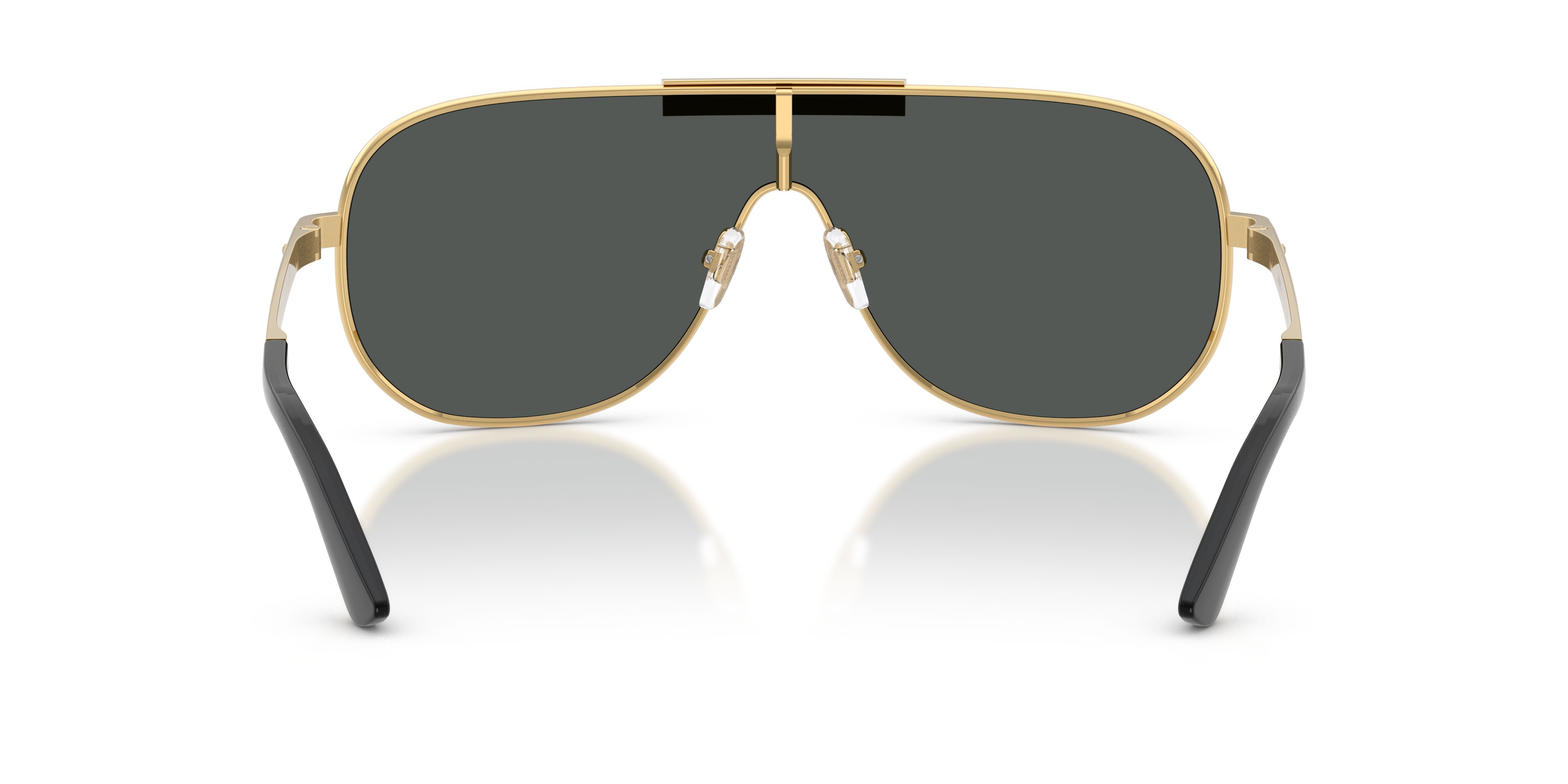 Occhiali da sole Versace VE 2293 (100287) colore oro forma irregolare lenti grigio scuro