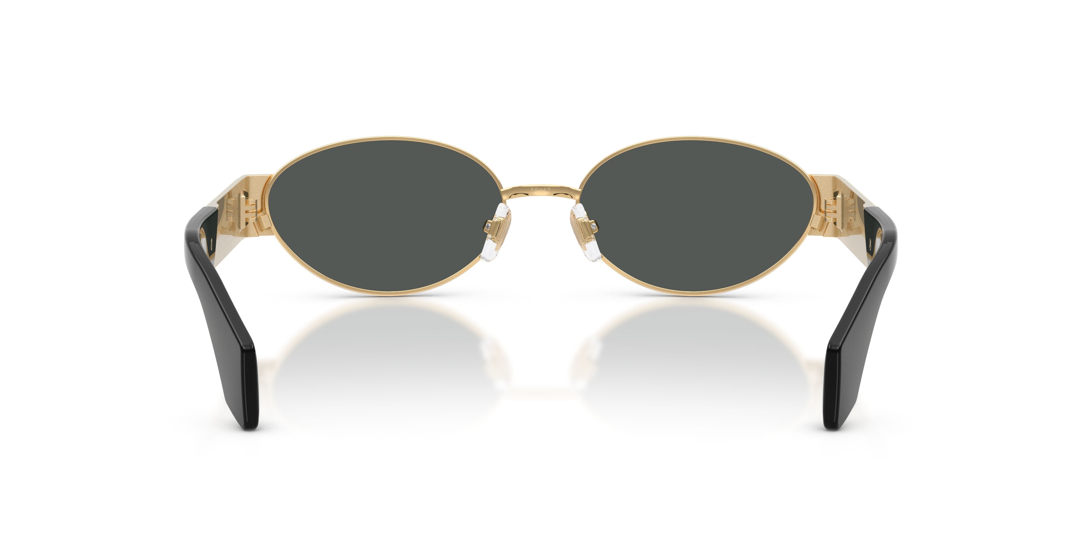 Occhiali da sole Versace VE 2301 (152387) colore oro versace forma ovale lenti grigio scuro