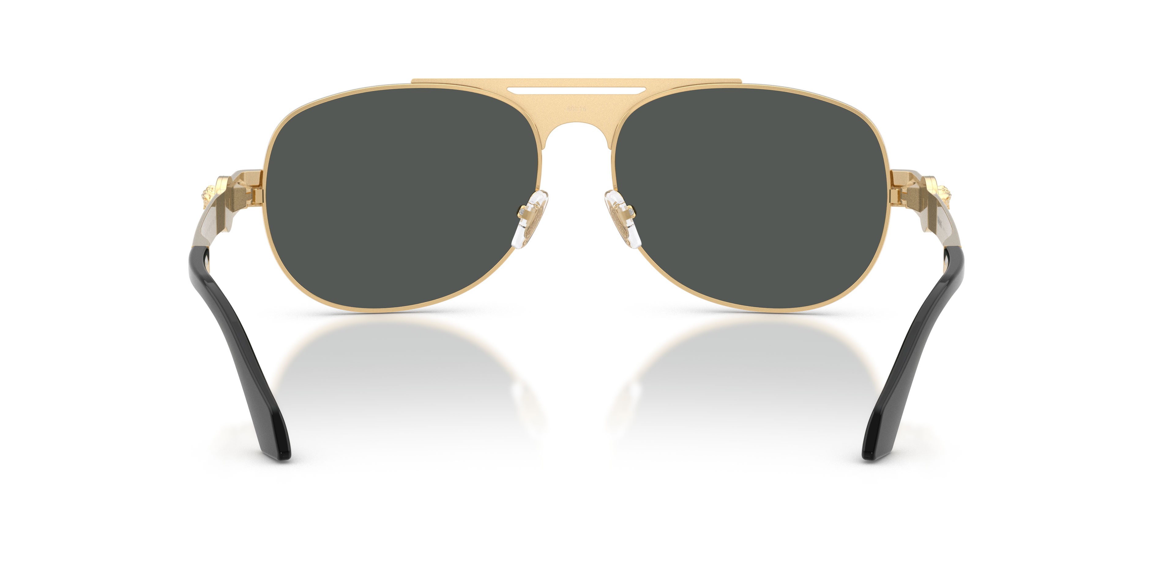 Occhiali da sole Versace VE 2302 (152387) colore oro versace forma aviator lenti grigio scuro