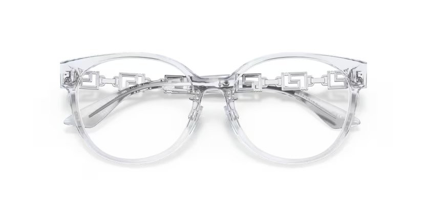 Eyeglasses Versace VE 3302D (148) color cristallo shape pantos lenses lente demo