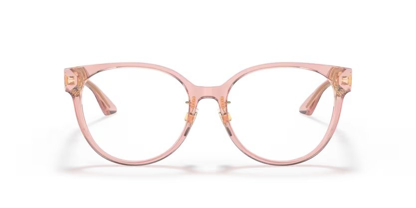 Eyeglasses Versace VE 3302D (5322) color rosa trasparente shape pantos lenses lente demo