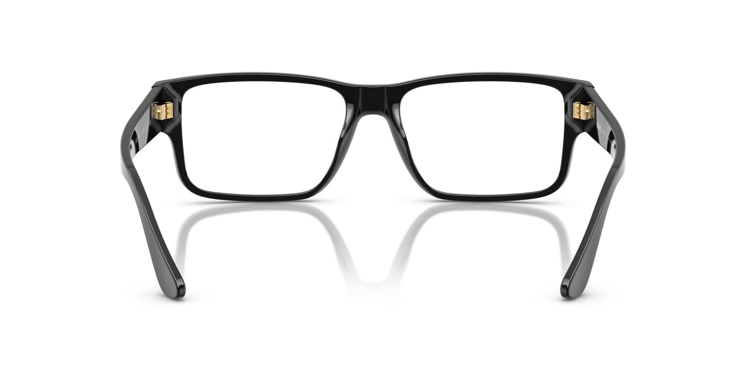 Occhiali da vista Versace VE 3342 (5360) colore nero forma rettangolare lenti lente demo