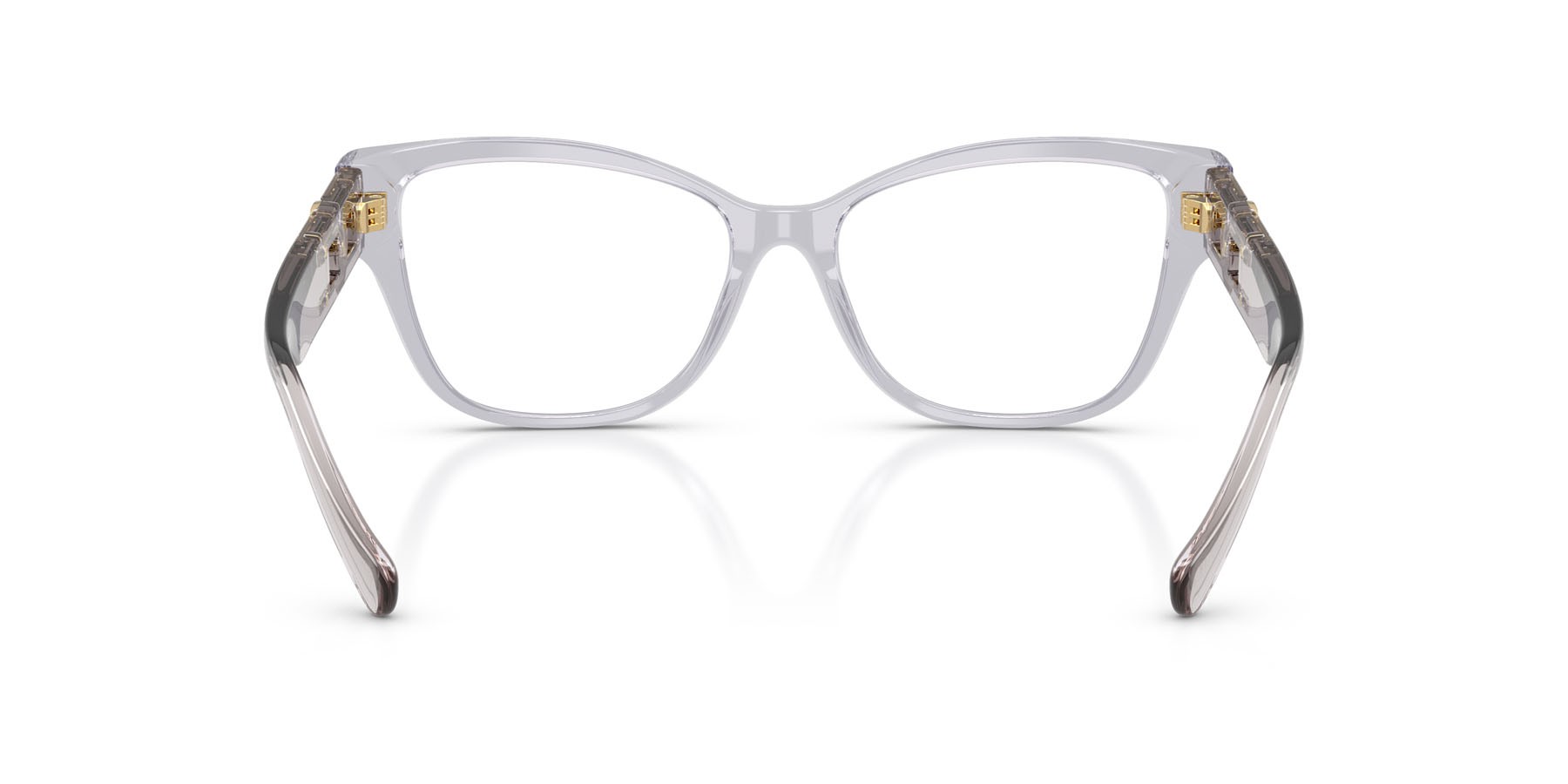 Eyeglasses Versace VE 3347 (5305) color grigio chiaro trasparente shape square lenses lente demo
