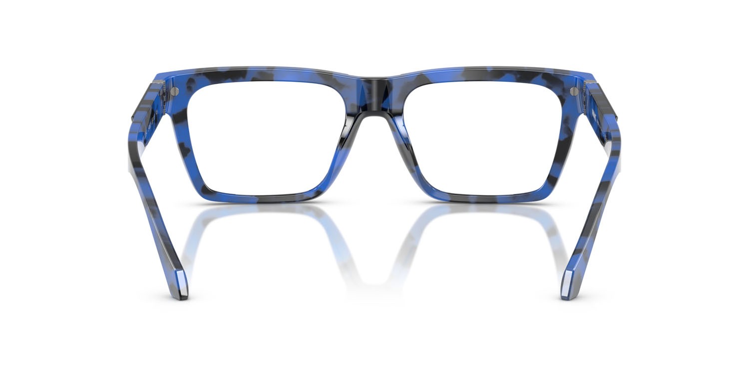 Occhiali da vista Versace VE 3354 (5460) colore nero top/blu havana forma rettangolare lenti lente demo