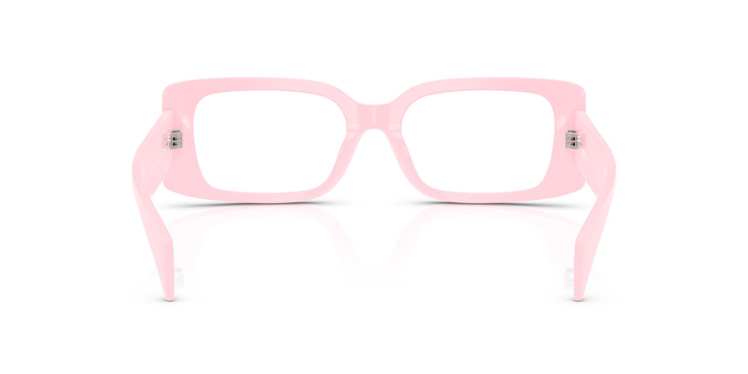 Occhiali da vista Versace VE 3362U (5485) colore rosa forma rettangolare lenti lente demo