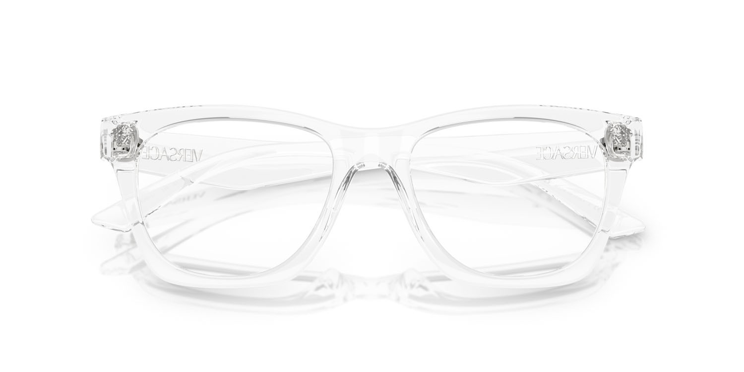Eyeglasses Versace VE 3363U (148) color cristallo shape square lenses lente demo