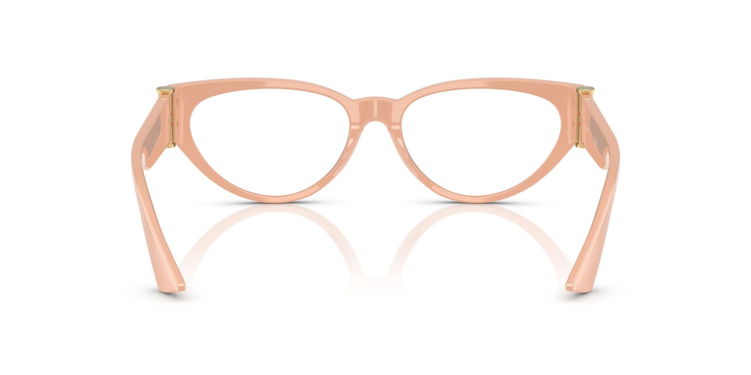 Eyeglasses Versace VE 3366 (5494) color nude shape cat eye lenses lente demo