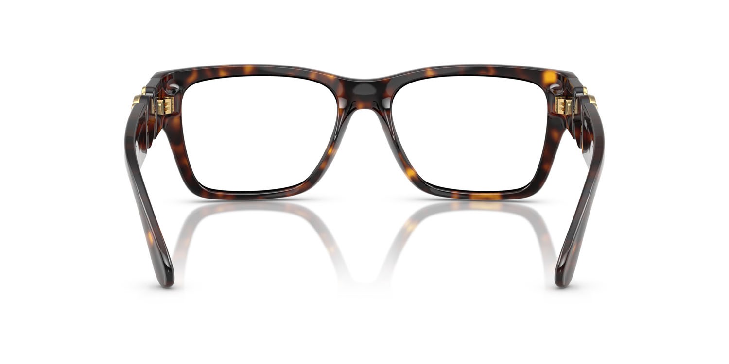 Eyeglasses Versace VE 3368U (108) color havana shape square lenses lente demo