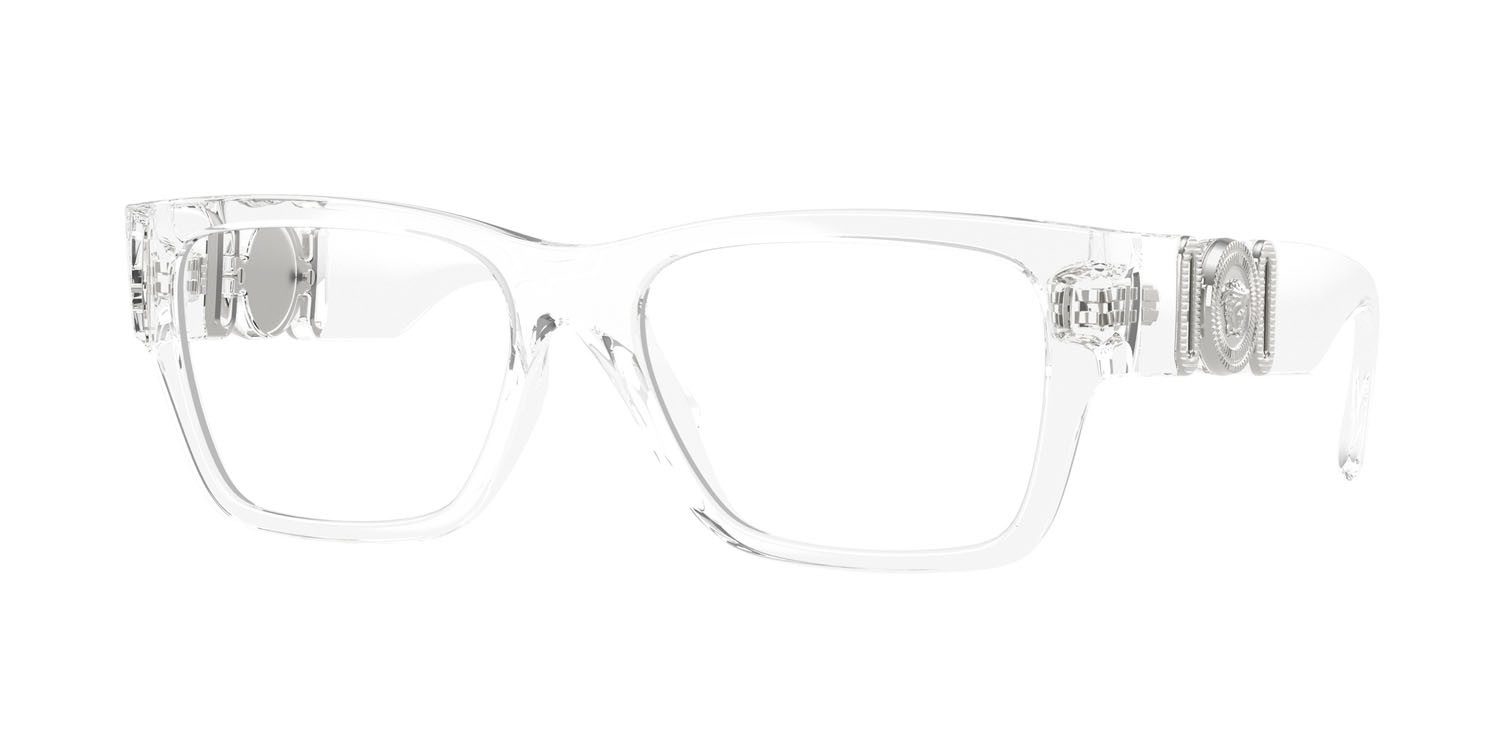 Eyeglasses Versace VE 3368U (148) color cristallo shape square lenses lente demo
