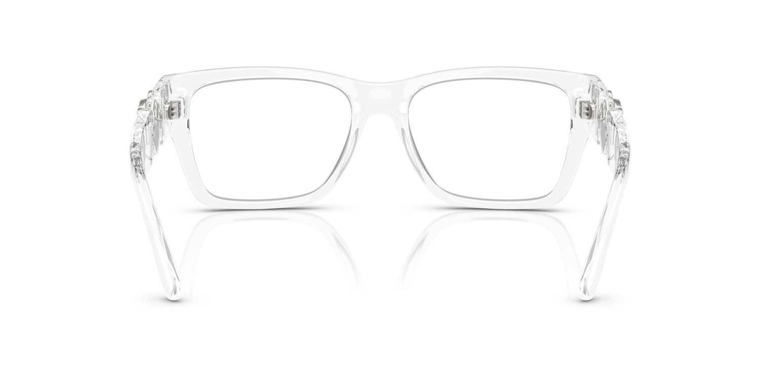 Eyeglasses Versace VE 3368U (148) color cristallo shape square lenses lente demo
