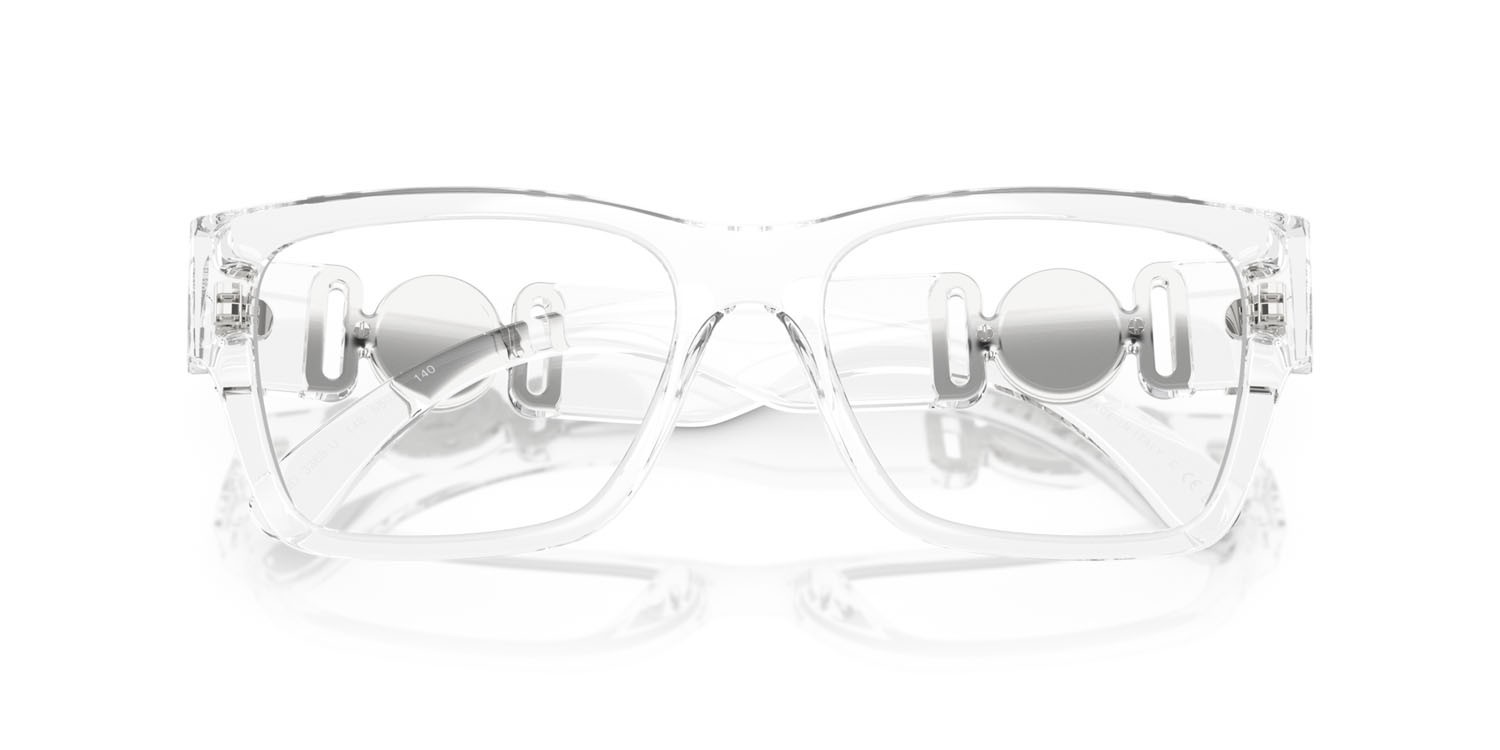 Eyeglasses Versace VE 3368U (148) color cristallo shape square lenses lente demo