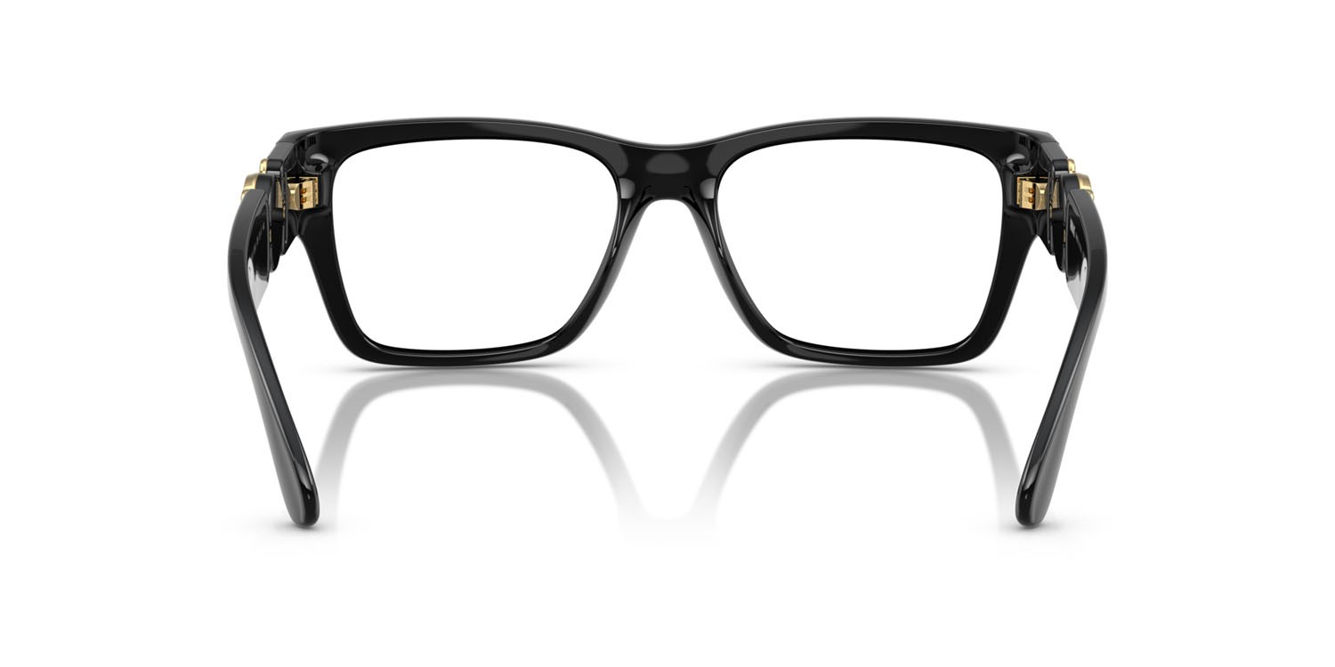 Eyeglasses Versace VE 3368U (GB1) color nero shape square lenses lente demo