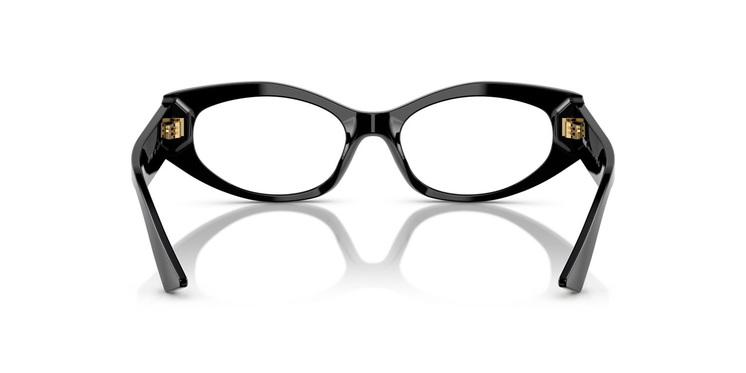 Eyeglasses Versace VE 3369 (GB1) color nero shape irregular lenses lente demo